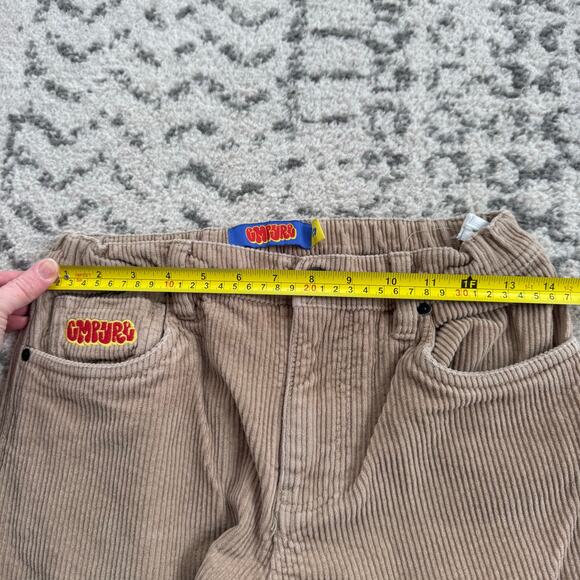 Empyre Pants Women’s Brown Corduroy Baggy Loose Street Skate Y2K Relax Size 27 - Picture 6 of 8